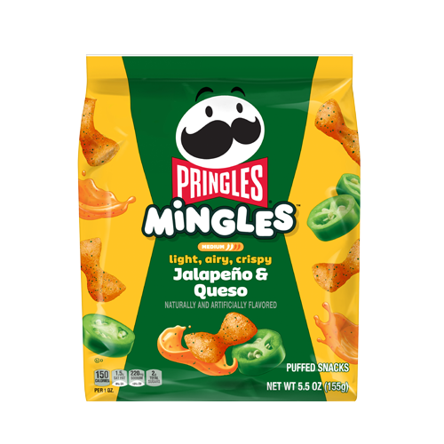 Pringles® Mingles™ Jalapeno & Queso Puffed Snacks Image