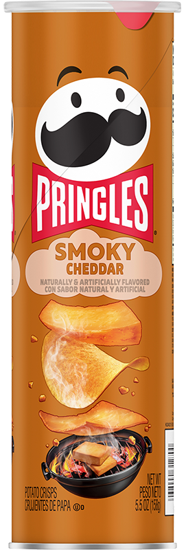 Pringles® Smoky Cheddar Potato Crisps Image