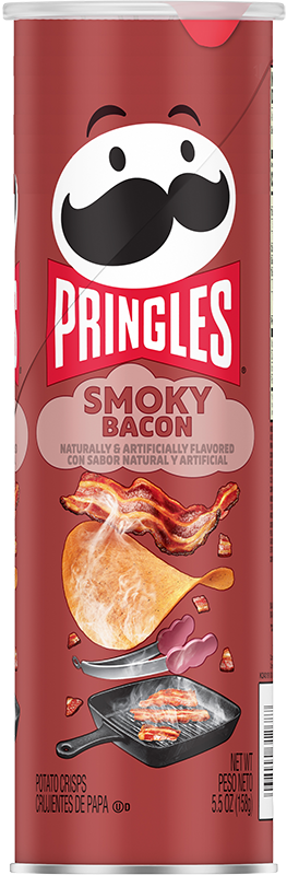 Pringles® Smoky Bacon Potato Crisps Image