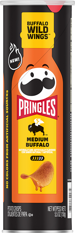 Pringles® Buffalo Wild Wings® Medium Buffalo crisps Image