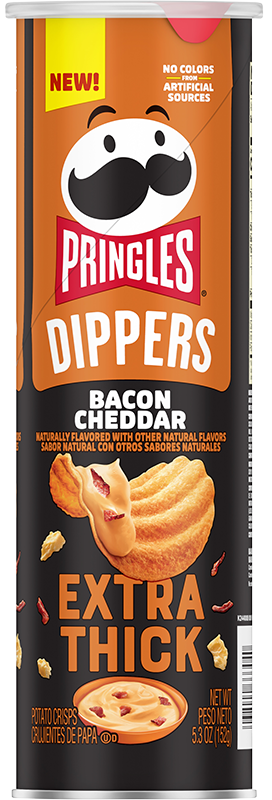 Pringles® Dippers Bacon Cheddar Potato Crisps Image