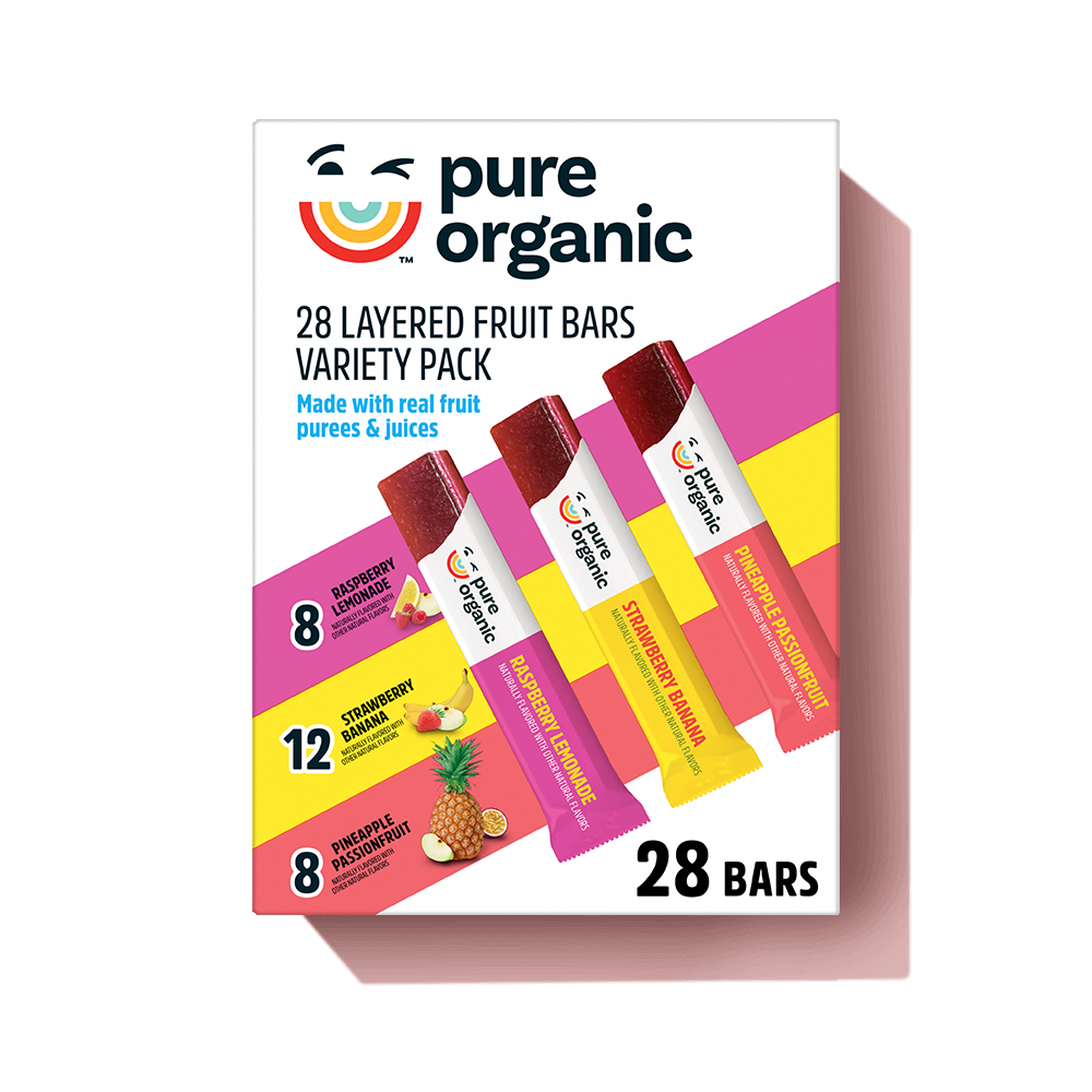 Pure Organic Pure Layered Fruit Bars 3 Flavors Image