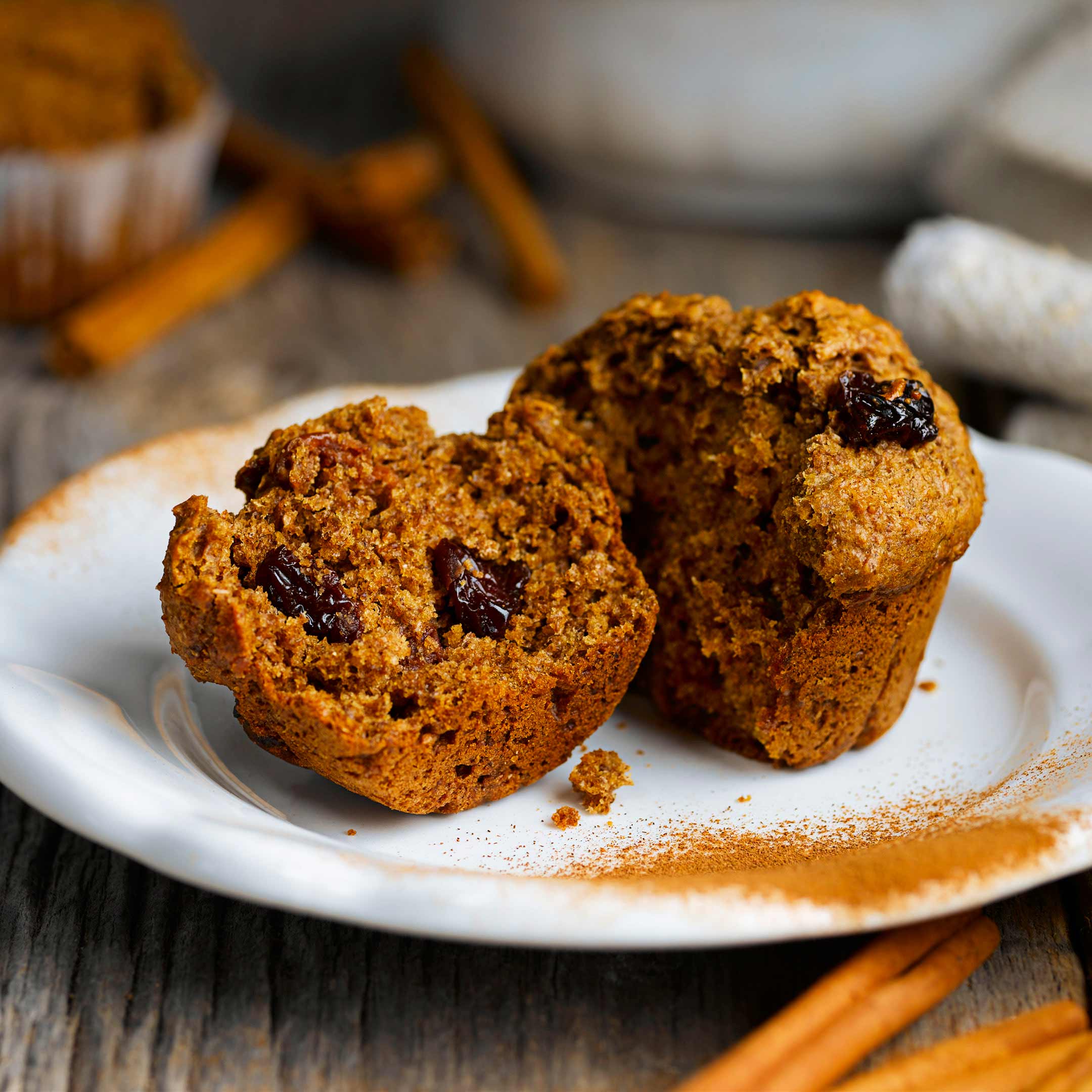 Cinnamon Raisin Muffins