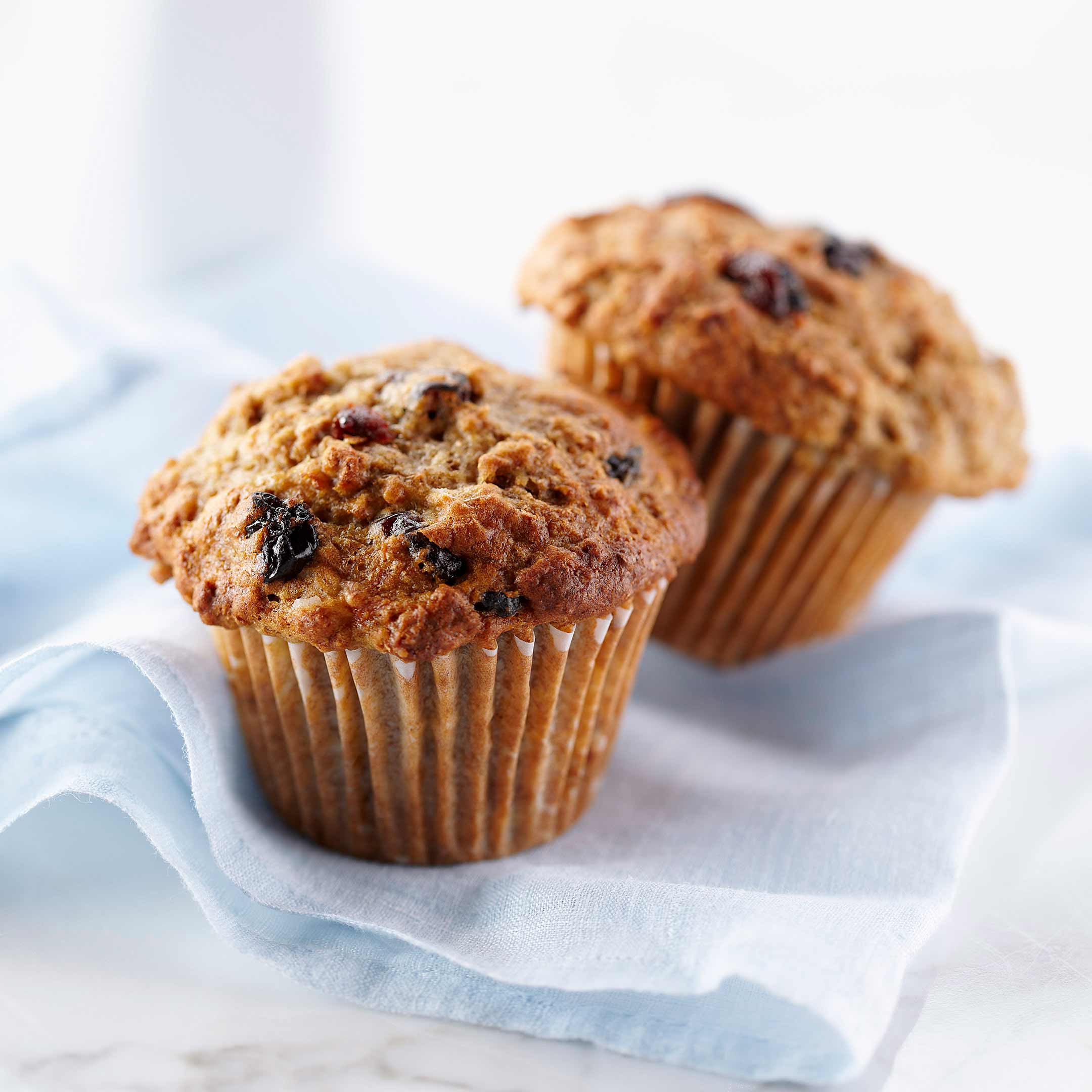 Dried Cherry Banana Muffins