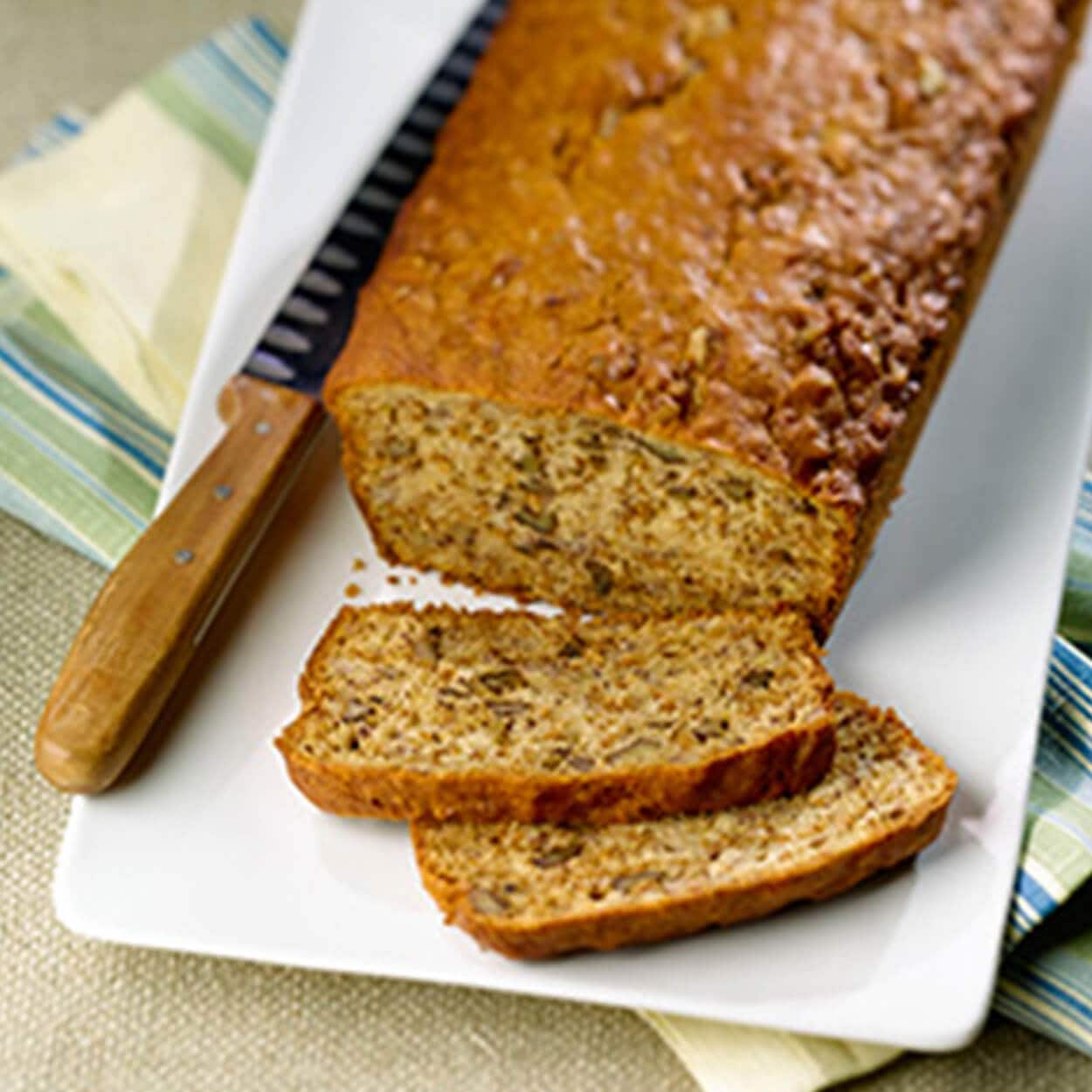 Pain aux bananes et aux noix