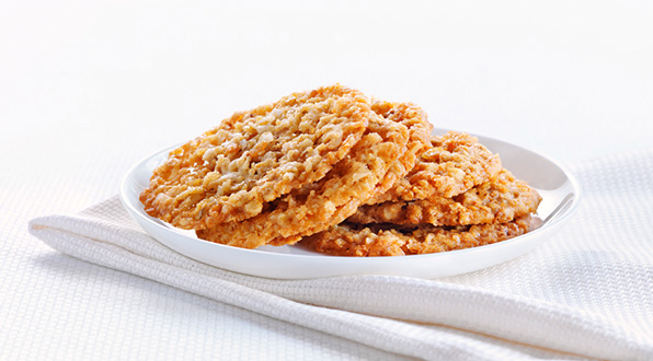 Lacy Oat Crispy Cookies