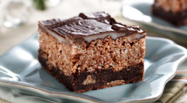 Brownies de Céréales Rice Krispies* à la menthe
