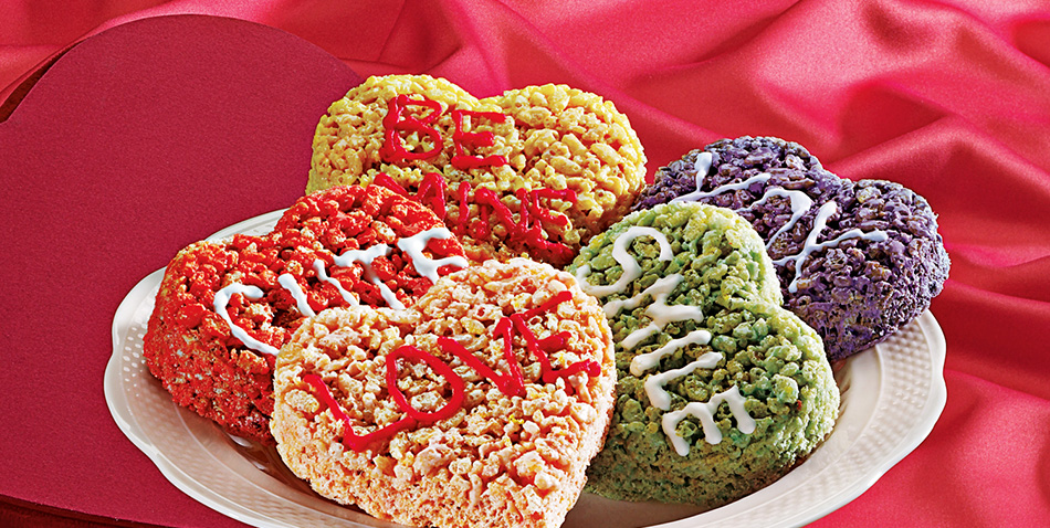 Rice Krispie Valentine Lollipops - foodiecrush