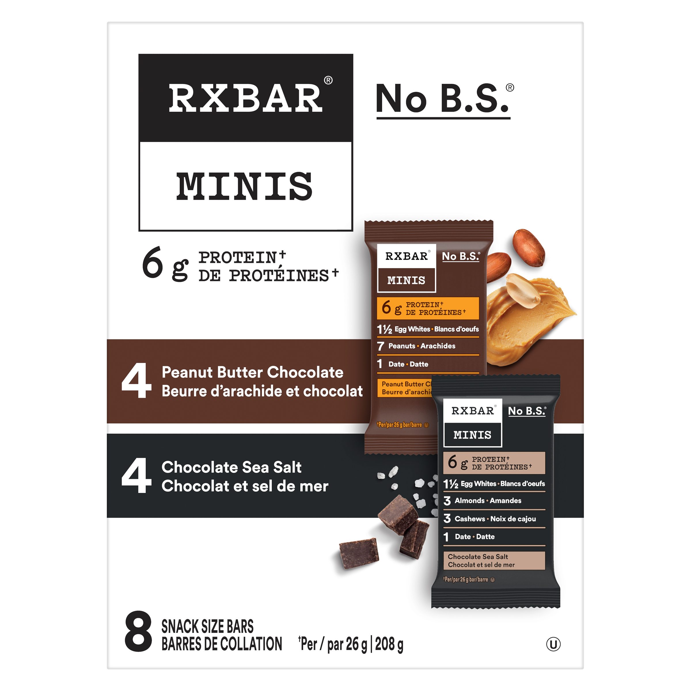 Minis Chocolate Sea Salt & Peanut Butter Chocolate