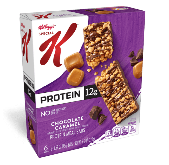special k protein bars caramel pretzel cashew