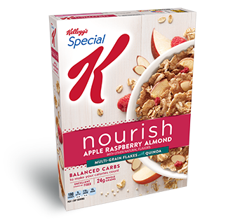 Kellogg's Special K Cereal Nourish Apple Raspberry Almond