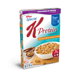 Kellogg's Special K Cereal Cinnamon Brown Sugar Crunch Protein