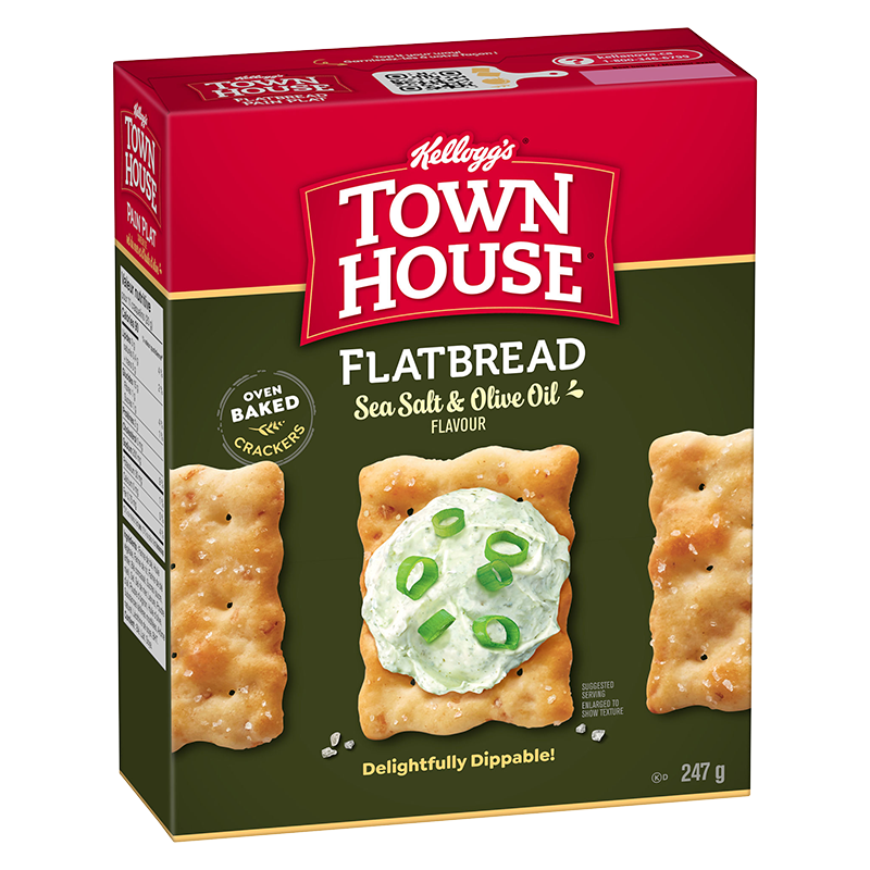 Town House* Flatbread Crisps Sea Salt & Olive Oil Crackers Image