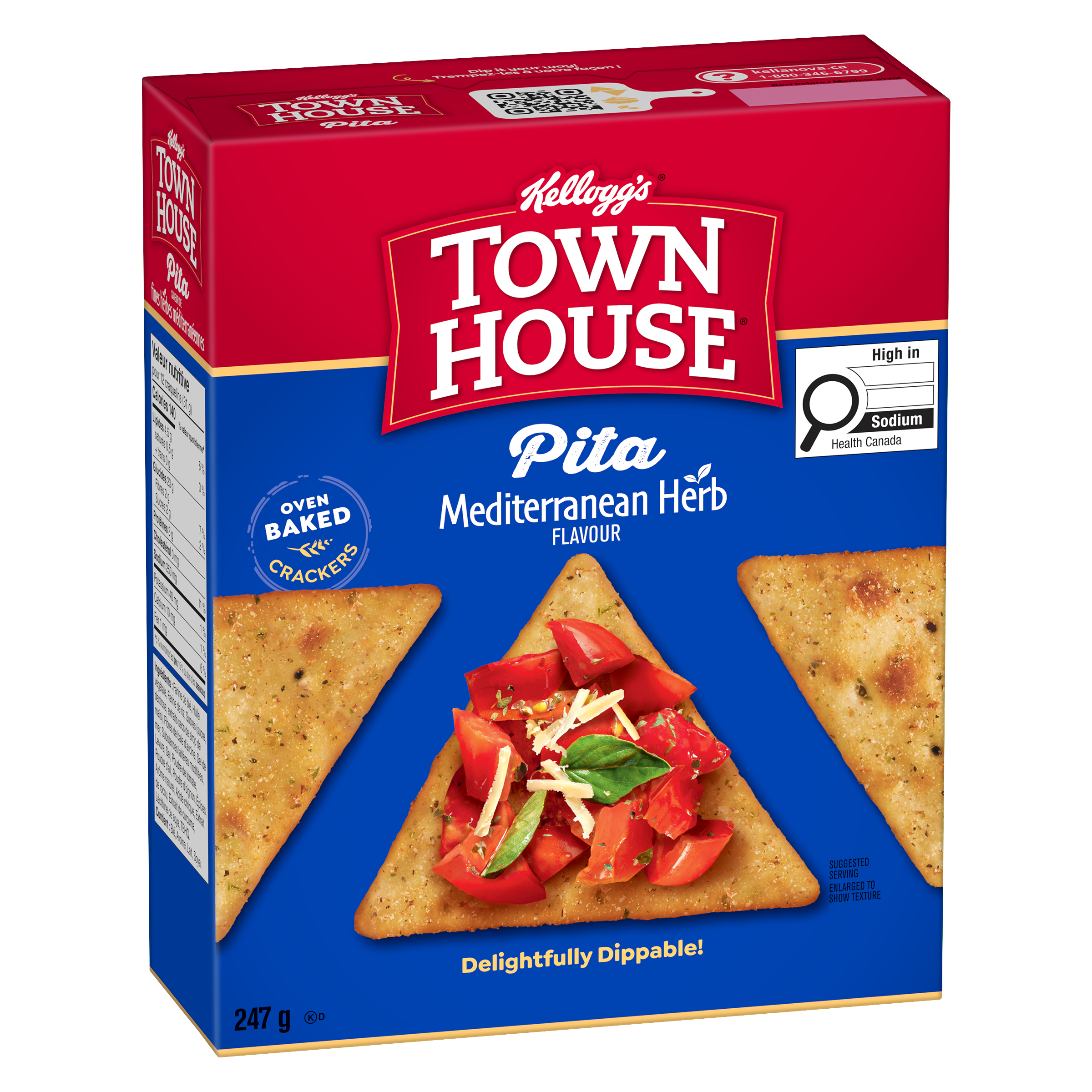 Town House* Pita Mediterranean Herb Crackers Image