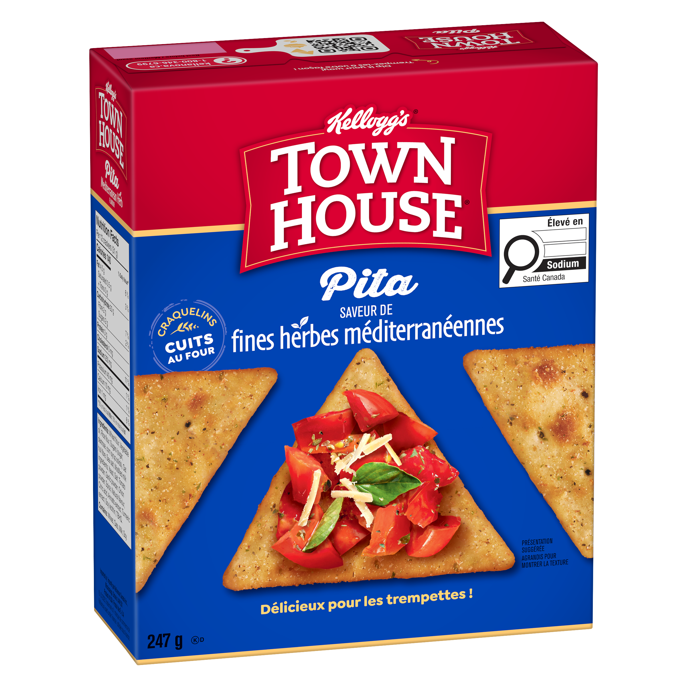 Craquelins Town House*  Saveur de pita aux fines herbes méditerranéennes