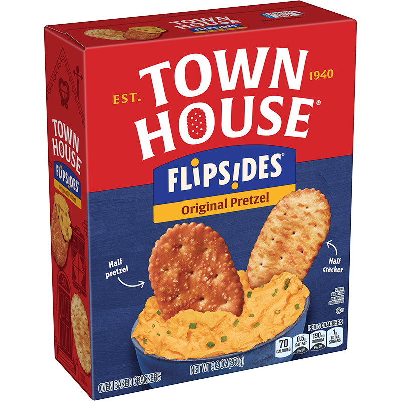Town House® Pretzel FlipSides® Original Crackers Image