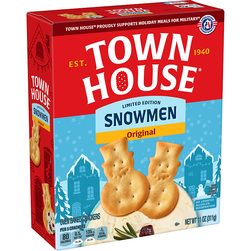 Town House® Snowmen Original Crackers